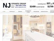 Tablet Screenshot of njgranite.com
